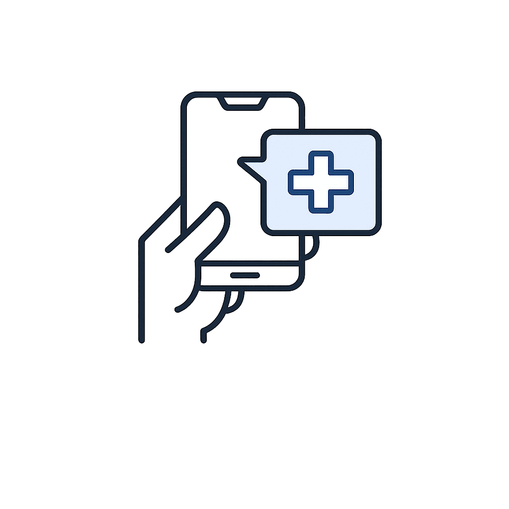 Hand holding a clinical note to represent clinical note summarization evaluation