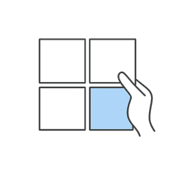 Hand selecting square